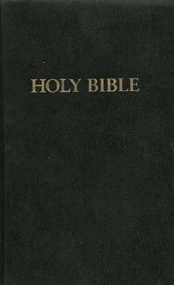 KJV Pew Bible, hardcover black --Damaged  - 