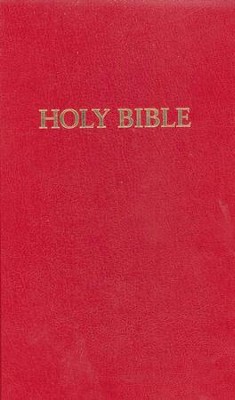 KJV Pew Bible, Red - Case of 24  - 