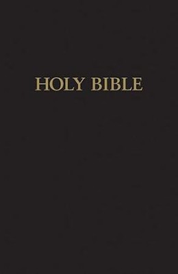 KJV Large-Print Pew Bible--Black  - 