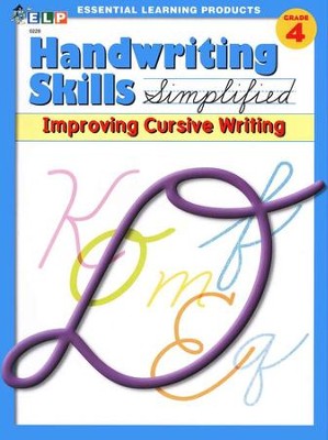 Handwriting Skills Simplified, Level D: Improving Cursive Writing  - 