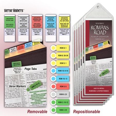 Verse Finders, Romans Road Tabs  - 