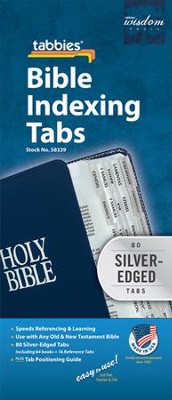 Bible Tabbies Silver Regular Size   - 