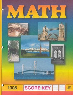 Math PACE SCORE Key 1008, Grade 1   - 