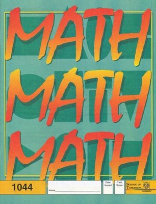 Latest Edition Math PACE 1044 Grade 4  - 
