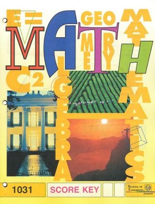 Latest Edition Math PACE SCORE Key 1031 Grade 3  - 