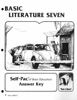 Basic Literature 7 Score Key  - 