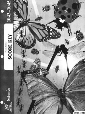 4th Edition Science PACE SCORE Key 1043-1045 Grade 4  - 