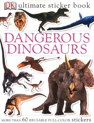 Ultimate Sticker Book: Dangerous Dinosaurs  - 