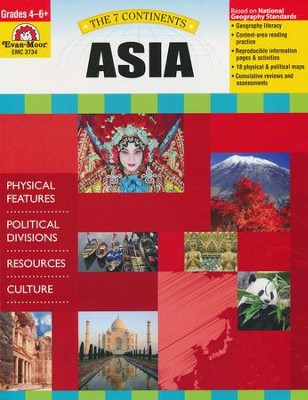 The Seven Continents: Asia, Grades 4-6+   - 