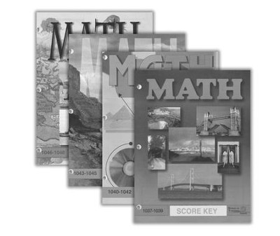 Grade 4 Math SCORE Keys 1037-1048   - 