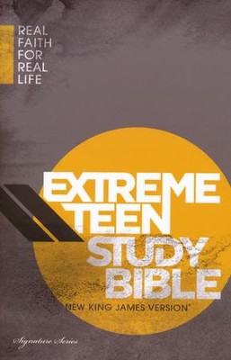 NKJV Extreme Teen Study Bible, Jacketed Hardcover, multicolor  - 