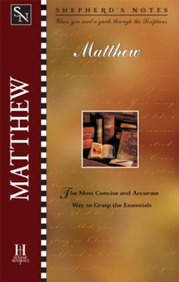 Shepherd's Notes on Matthew - eBook   - 