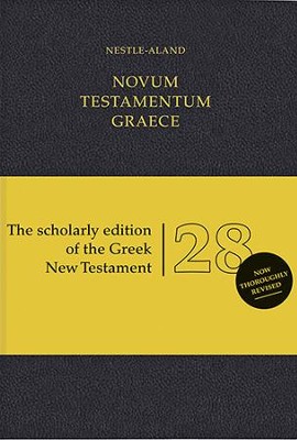 Novum Testamentum Graece, Nestle-Aland 28th Edition (NA28) Imitation Leather-Black  -     By: Institute for New Testament Textual Research
