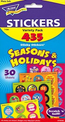 Seasons & Holidays Jumbo Pack Stinky Stickers  - 