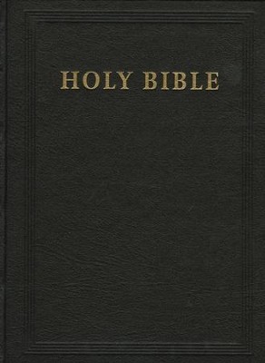 NRSV Lectern Anglicized Bible with Apocrypha, Imitation leather, black  - 