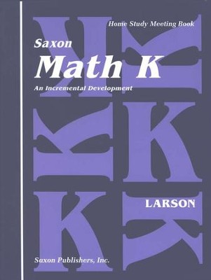 Saxon Math K, Meeting Book   - 