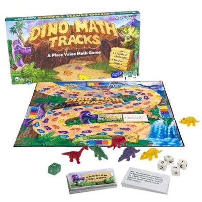 Dino Math Tracks: A Place Value Math Game   - 