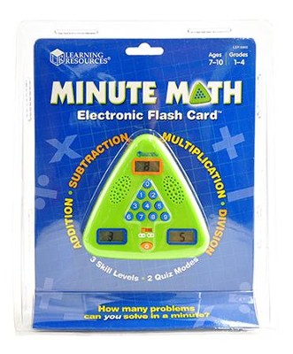 Minute Math Electronic Flash Card   - 