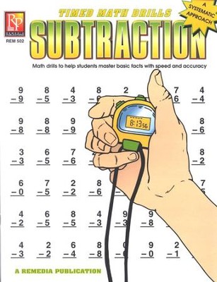 Timed Math Drills: Subtraction   - 