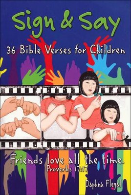 Sign & Say: 36 Bible Verses for Children  - 