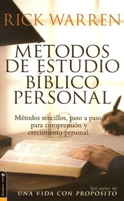 M&#233todos de Estudio B&#237blico Personal  (Personal Bible Study Methods)  -     By: Rick Warren
