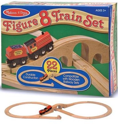 Figure Eight Train Set  -     By: Melissa & Doug
