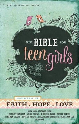 NIV Bible for Teen Girls, hardcover  - 