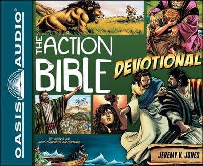 The Action Bible Devotional: 52 Weeks of God-Inspired Adventure Unabridged Audiobook on CD  -     By: Jeremy V. Jones
