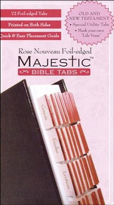 Majestic Rose Nouveau Bible Tabs   - 