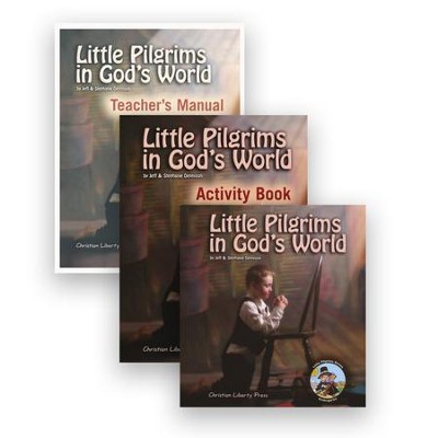 Little Pilgrims in God's World Set, 3 Volumes, Kindergarten   -     By: Jeff Dennison, Stephanie Dennison
