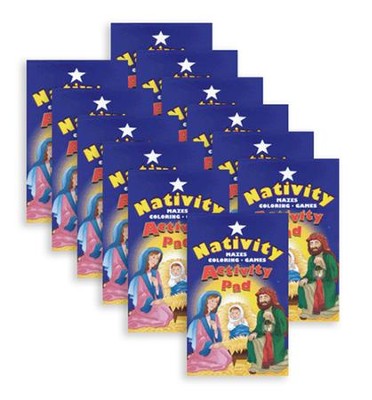 Nativity Activity Pads, Pack of 12   - 
