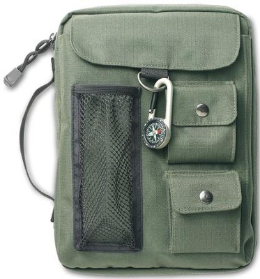 Compass Bible Cover Olive Green Medium   - 