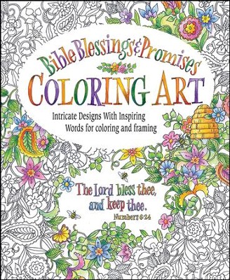Bible Blessings & Promises, Coloring Book for Adults   - 