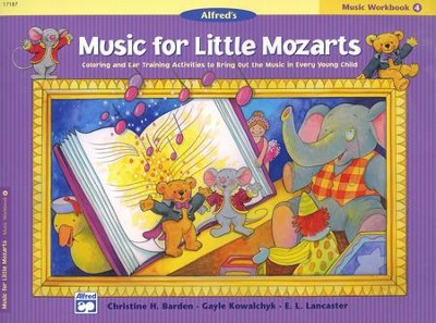 Music for Little Mozarts, Music Workbook, Book 4   -     By: Christine H. Barden
