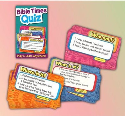 Bible Times Quiz Card Game   - 