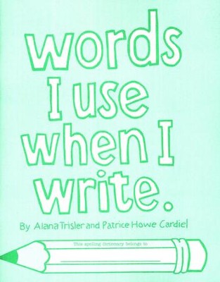Words I Use When I Write, Grades 1-2 (Homeschool Edition)  - 