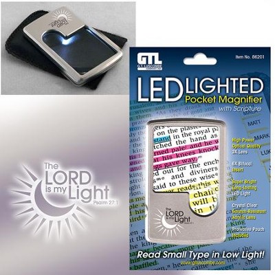 LED Lighted Pocket Magnifier   - 