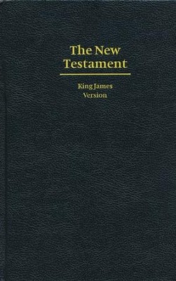 KJV Giant Print New Testament, Hardcover, black  - 