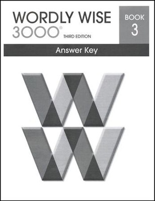 Wordly Wise 3000 3rd Edition Answer Key Book 3 (Homeschool  Edition)  - 