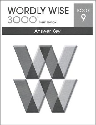 Wordly Wise 3000 3rd Edition Answer Key Book 9 (Homeschool  Edition)  - 