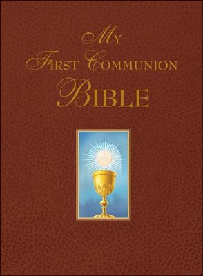 My First Communion Bible: Burgundy Edition  -     By: Saint Benedict Press
