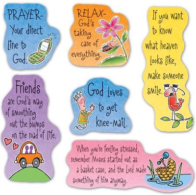 New Time To Laugh Magnets, Set of 6  - 