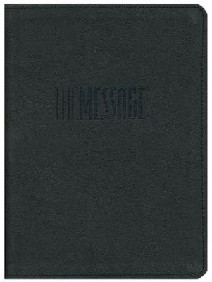 The Message // REMIX 2.0, Soft Imitation Leather, Storm Black  -     By: Eugene H. Peterson
