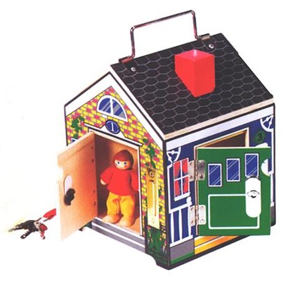 Wooden Doorbell House     -     By: Melissa & Doug
