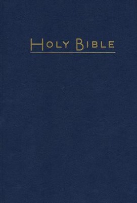 CEB Pew Bible Large Print Navy   - 