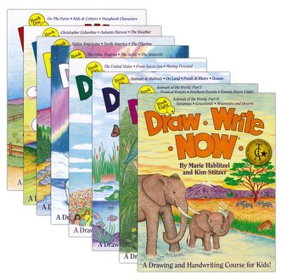 Draw Write Now Boxed Set, 8 Volumes   -     By: Marie Hablitzel, Kim Stitzer
