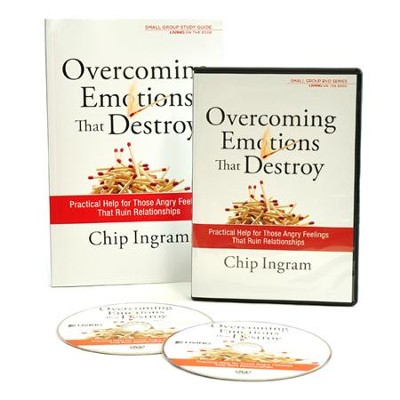 Overcoming Emotions That Destroy Personal Study Kit (1 DVD Set & 1 Study Guide)  -     By: Chip Ingram
