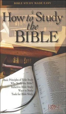 How to Study the Bible, Pamphlet   - 