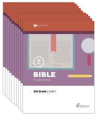 Lifepac Bible, Grade 5, Workbook Set (Revised)   -     By: Alpha Omega
