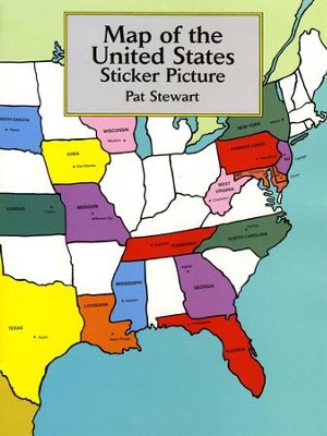Map of the United States Sticker Picture   -     By: Pat Stewart
